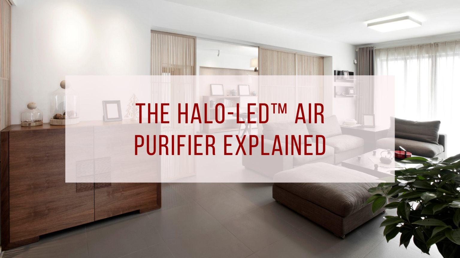The HALOLED™ Air Purifier Explained Climatech Pro Air